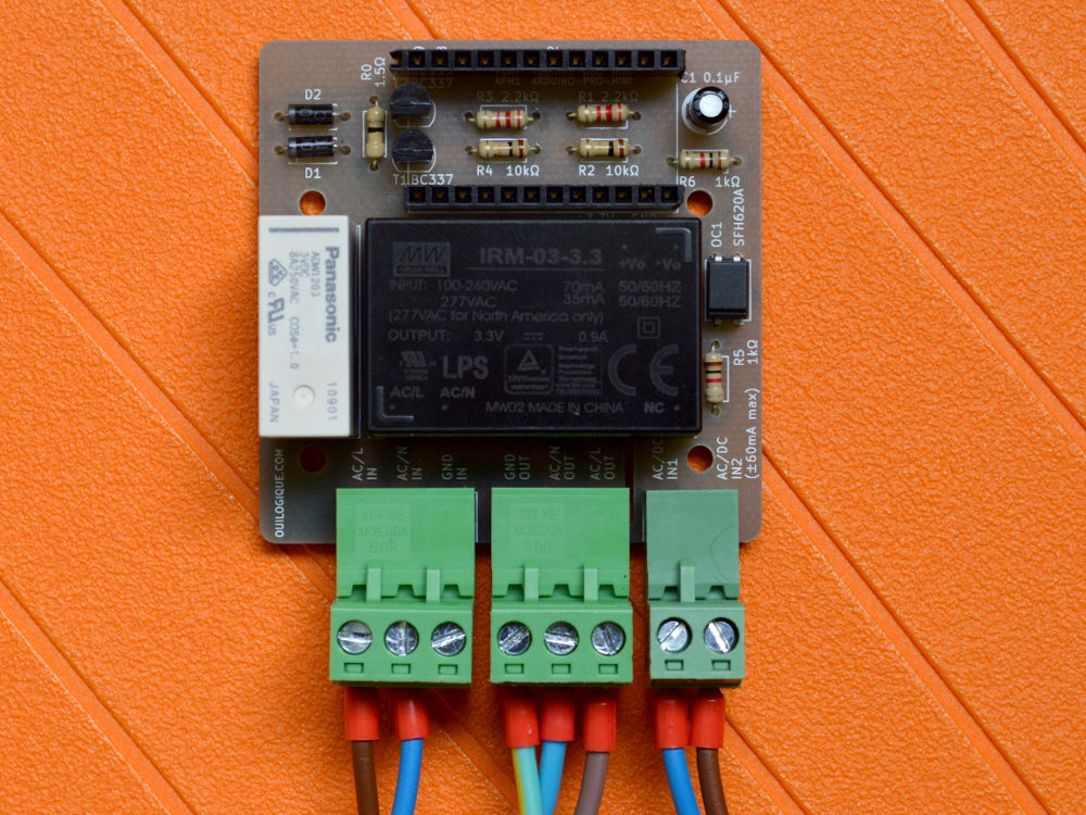 commande relai bistable avec Arduino Pro Mini
