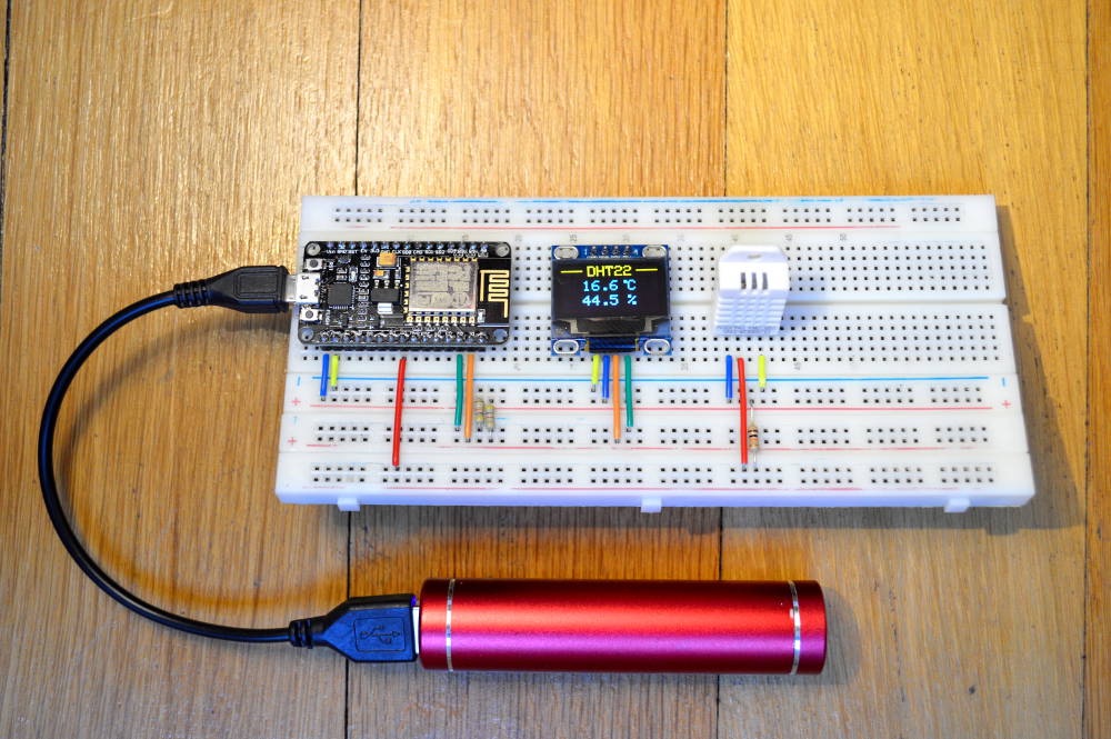 ESP8266 — DHT22 — Écran OLED